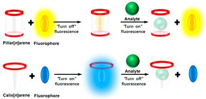 Recent advances in macrocyclic arenes-based fluorescent indicator displacement assays